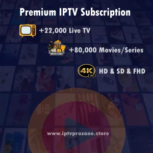 Premium IPTV Subscription 3-month